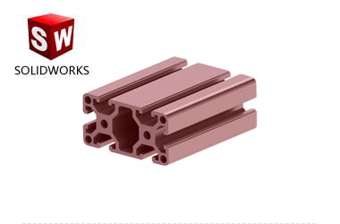 工業鋁型材3d模型