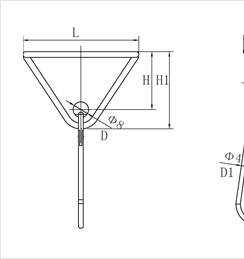 滑動(dòng)掛鉤前視圖 滑動(dòng)掛鉤前視圖